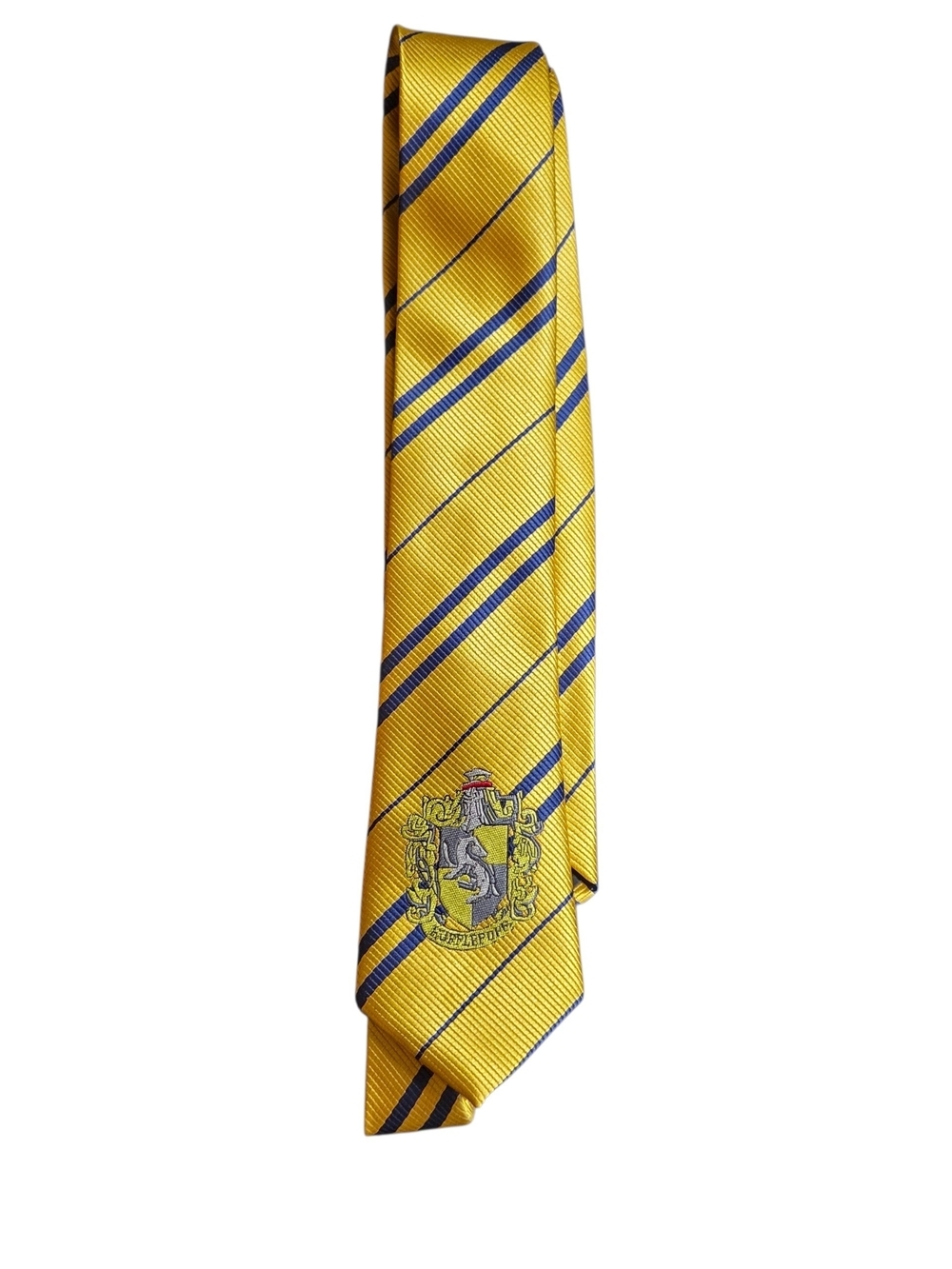 Huffle Puff Yellow and Navy Striped Kids Tie